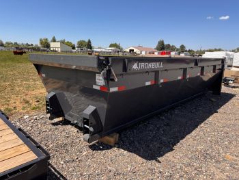 Iron Bull 2026 RB 20' Roll-Off Bin | 4' Sides, Rollers, Tarp Kit, Bin Only