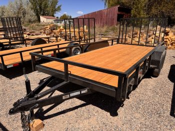 Dutton Trailers 2026 7X16 Utility Trailer | Tandem Axle 7K, Tube Top Rail, Ramp Gate 