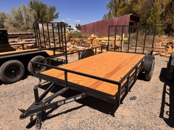 Dutton Trailers 2026 7x14 utility Trailer | Single Axle 3.5K, Tube Top Rail, Ramp Gate
