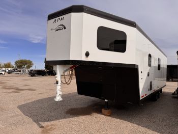 Trails West 2027 FreeRide 24' Power Sport Trailer | Tandem Axle, LOADED, Heated, Track Melt, Boot Dryer, Fuel Cell, Sound, Beds