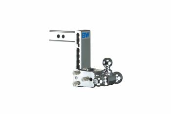 Tow and Stow Adjustable Drop Hitch | Triple Ball, 2IN Shank, 7IN Drop