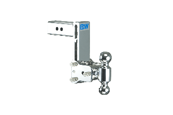 Tow and Stow Adjustable Drop Hitch | Dual Ball, 2.5IN Shank, 7IN Drop