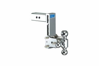 Tow and Stow Adjustable Drop Hitch | Triple Ball, 2.5IN Shank, 7IN Drop