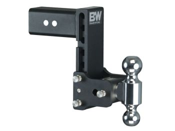 Tow and Stow Adjustable Drop Hitch | Dual Ball, 3IN Shank, 7IN Drop