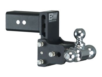 Tow and Stow Adjustable Drop Hitch | Triple Ball, 3IN Shank, 4IN Drop