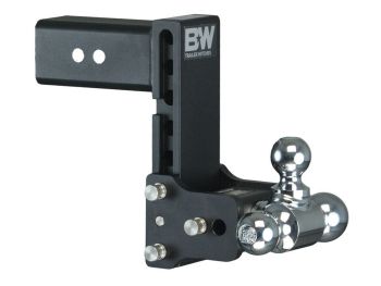 Tow and Stow Adjustable Drop Hitch | Triple Ball, 3IN Shank, 7IN Drop